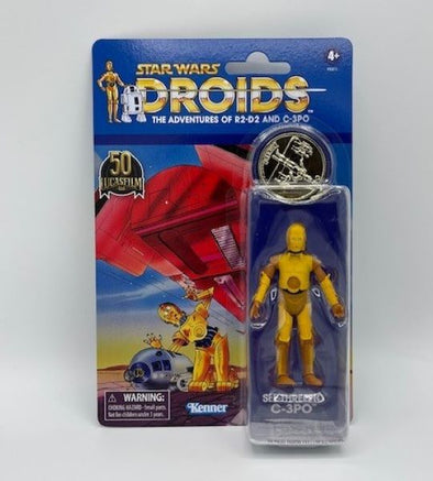 3.75"  50th Lucasfilm Anniversary Droids C3PO