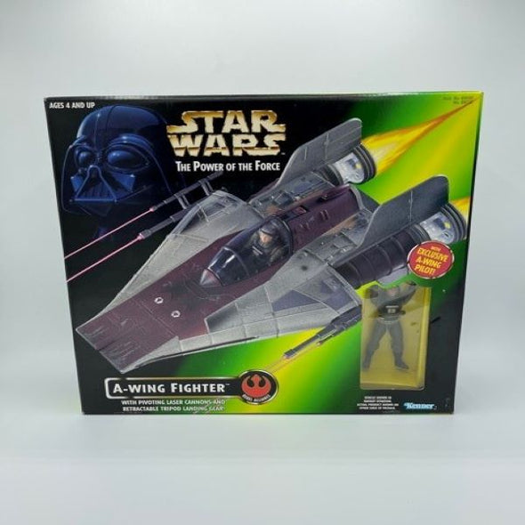 POTF 2 A Wing Fighter w/ Pilot  MIB